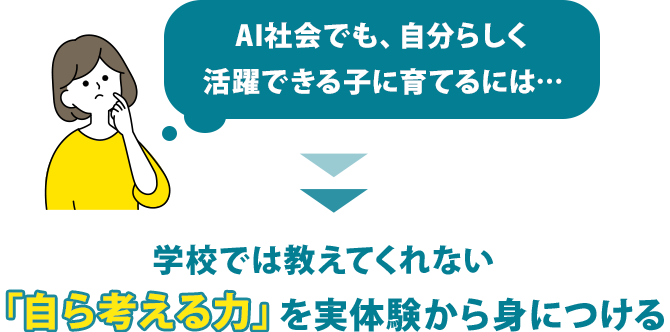 AI社会でも、自分らしく活躍できる子に育てるには…学校では教えてくれないを実体験から身につける